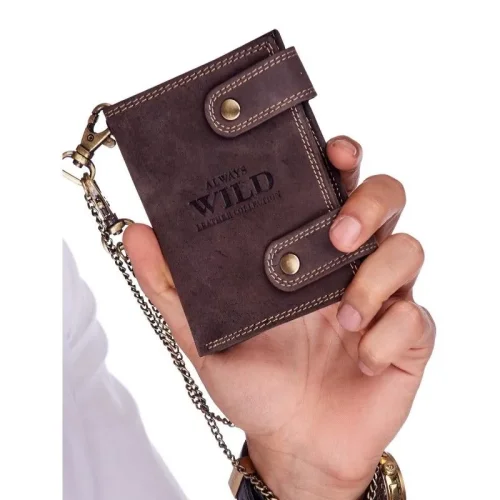 Always Wild 2901-BIC widok z łańcuchem i zapięciem / Always Wild 2901-BIC wallet with chain and snap closure